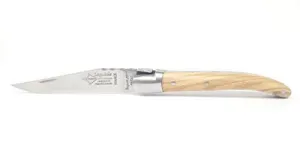 Lagiuole Robert David Petite Olive Wood Handle French Folding Pocket Knife