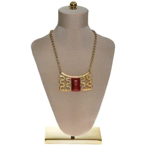 Lanvin Paris Snake Statement Necklace