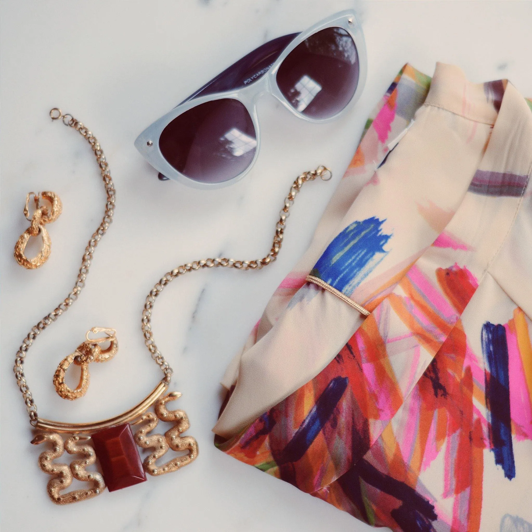 Lanvin Paris Snake Statement Necklace