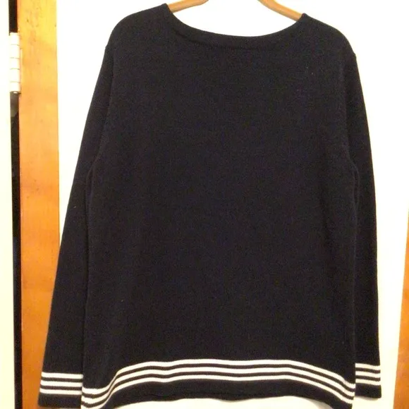 Lauren Ralph Lauren Cotton knitted sweater SZ L