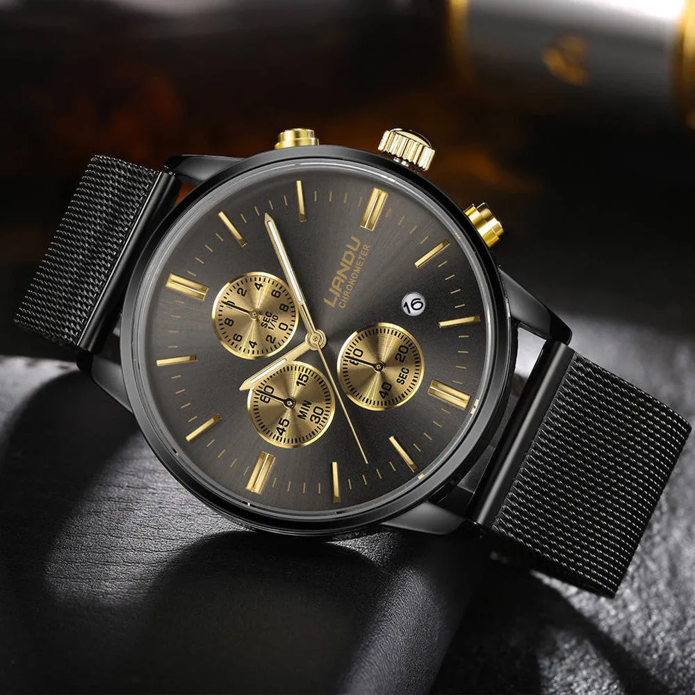 LIANDU Casual Stainless Watch
