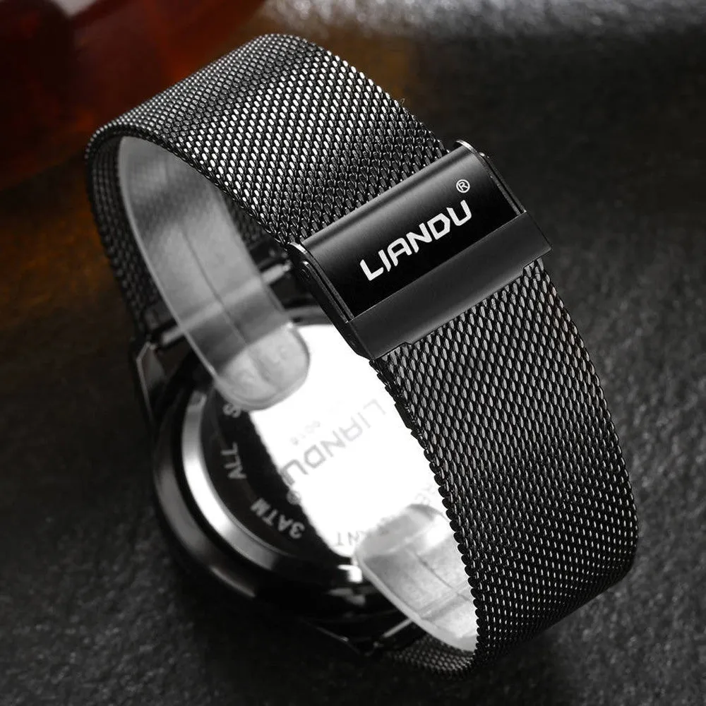 LIANDU Casual Stainless Watch