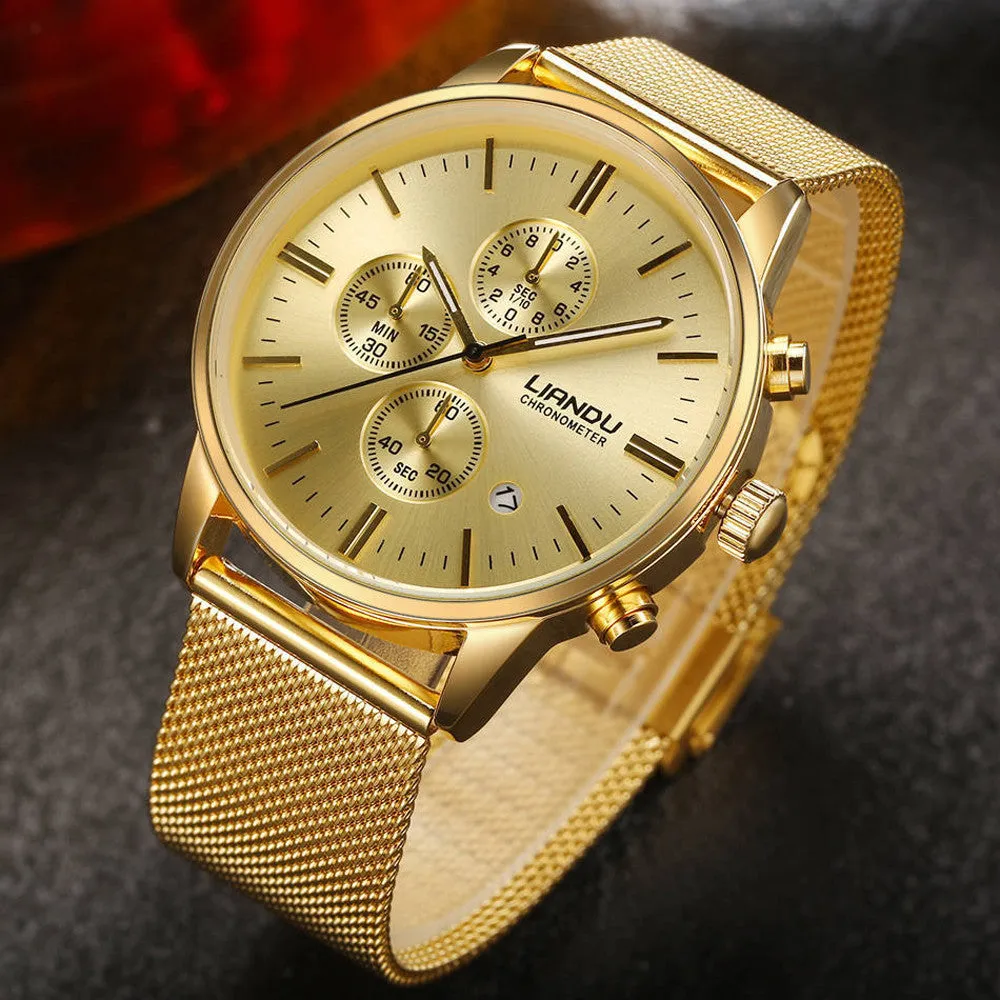 LIANDU Casual Stainless Watch