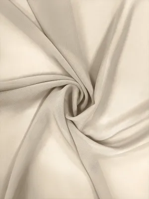Light Champagne Chiffon Fabric By The 1/2 Yard