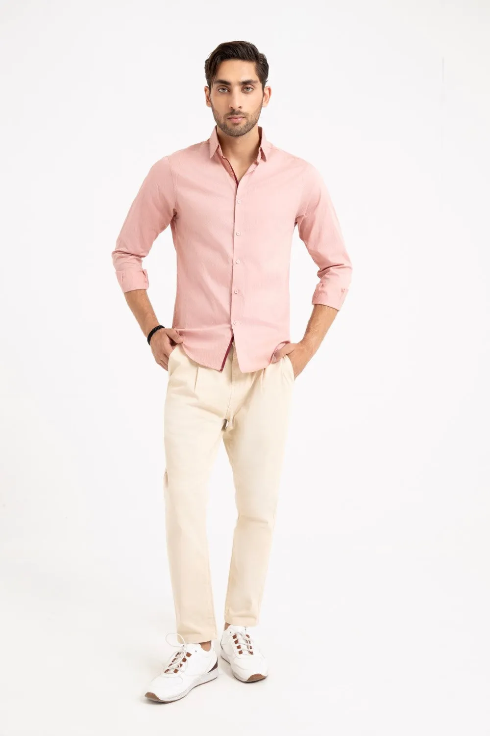 Light Pink Casual Shirt