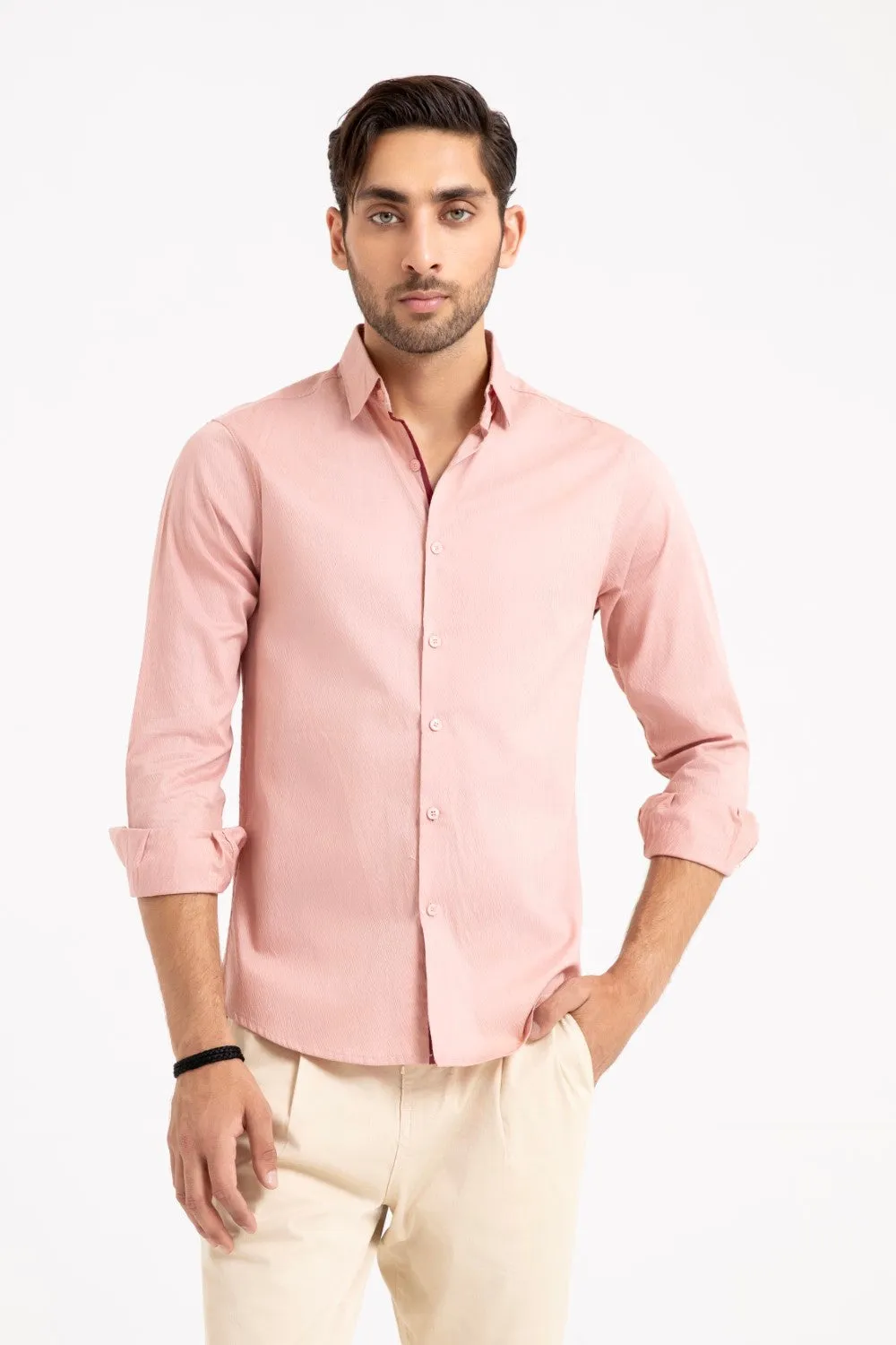 Light Pink Casual Shirt