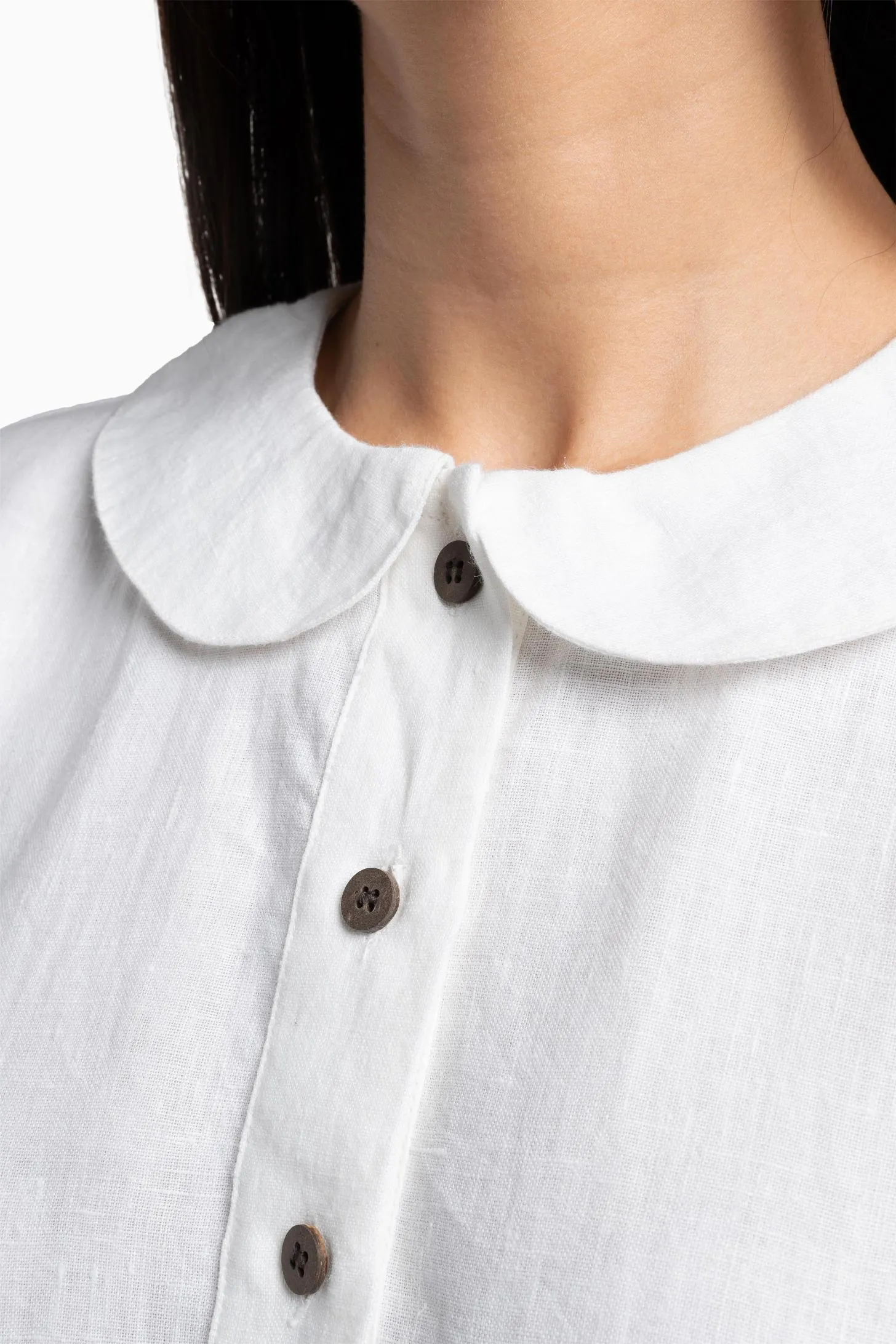 Linen Avra Dress-Pacific Blue
