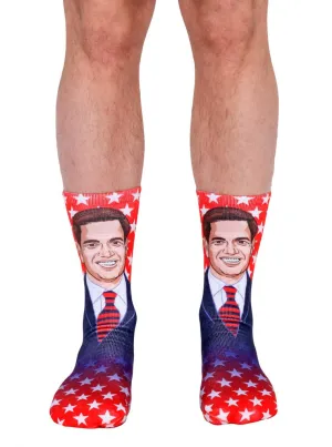 Living Royal Unisex Crew Fashion Socks, Rubio, One Size