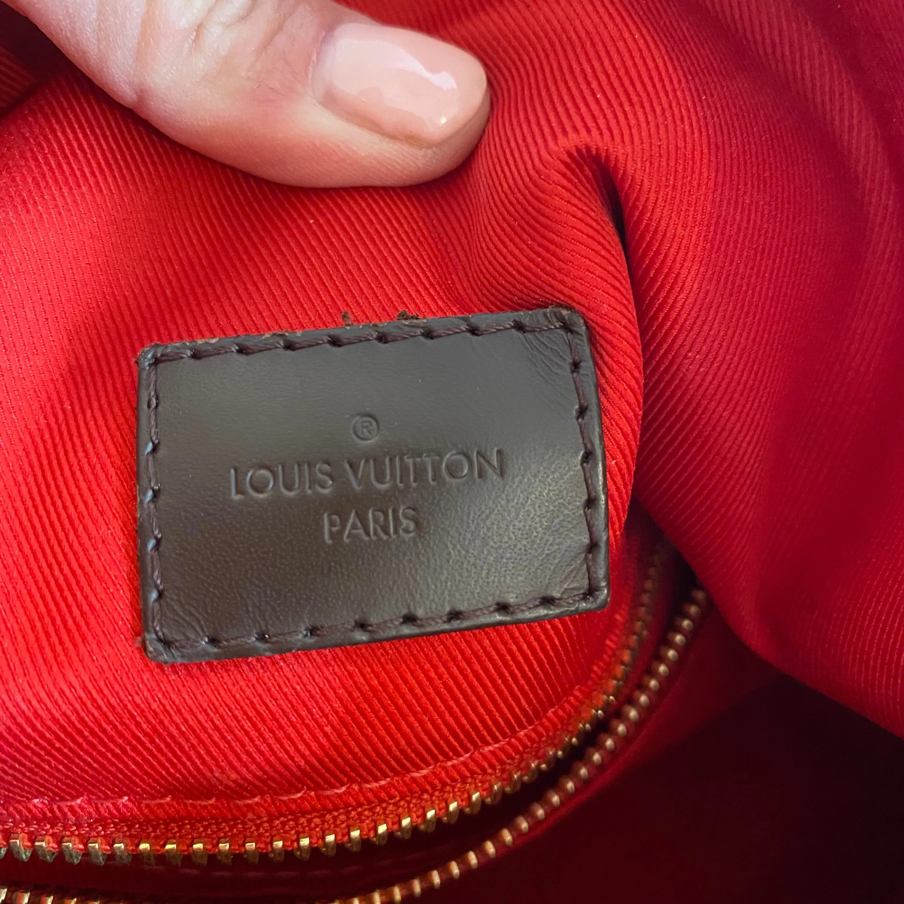 LOUIS VUITTON Graceful Damier Ebene PM