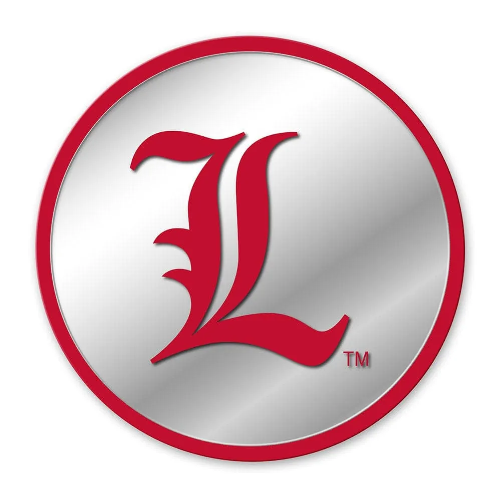 Louisville Cardinals: L - Modern Disc Mirrored Wall Sign