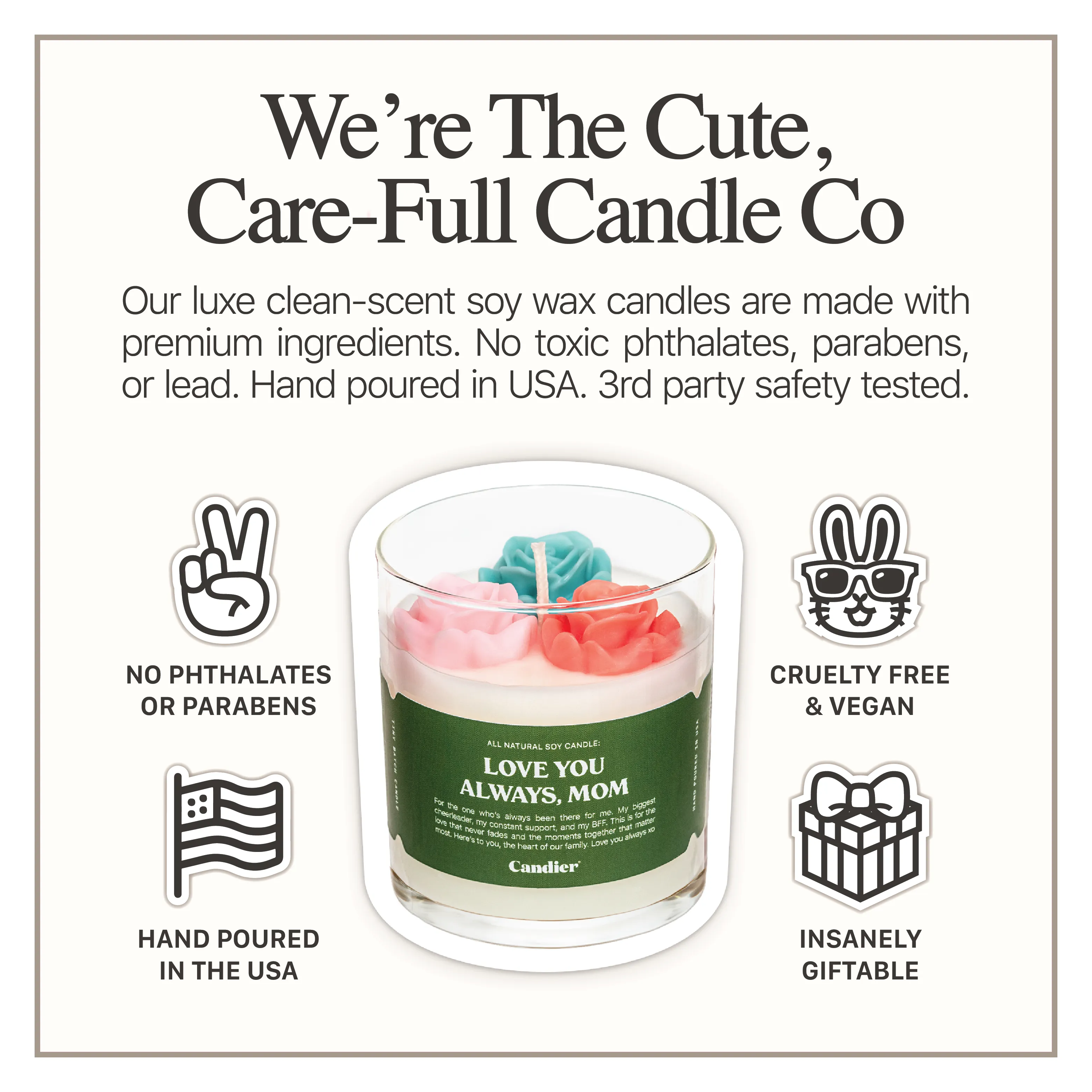 LOVE YOU ALWAYS MOM CANDLE