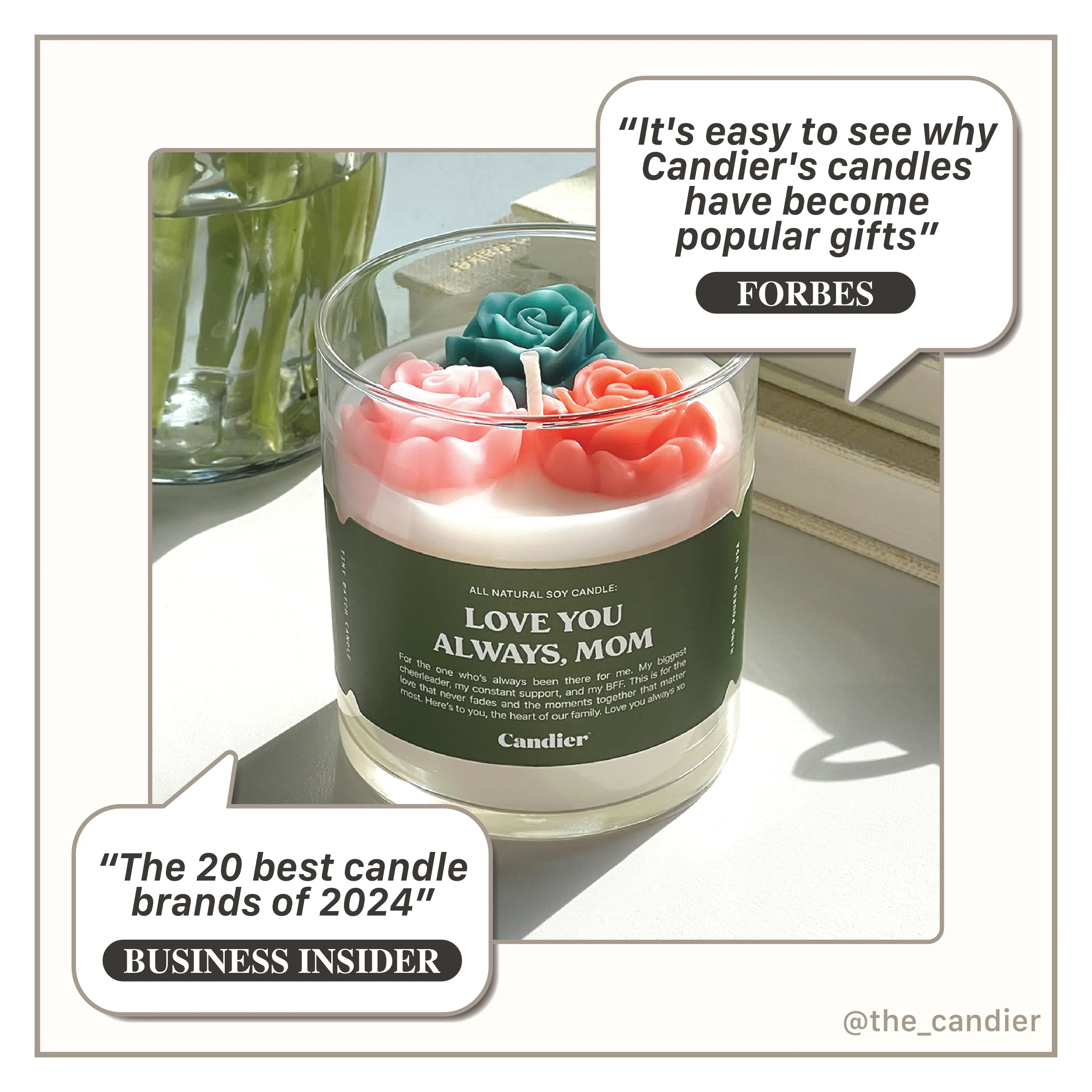 LOVE YOU ALWAYS MOM CANDLE