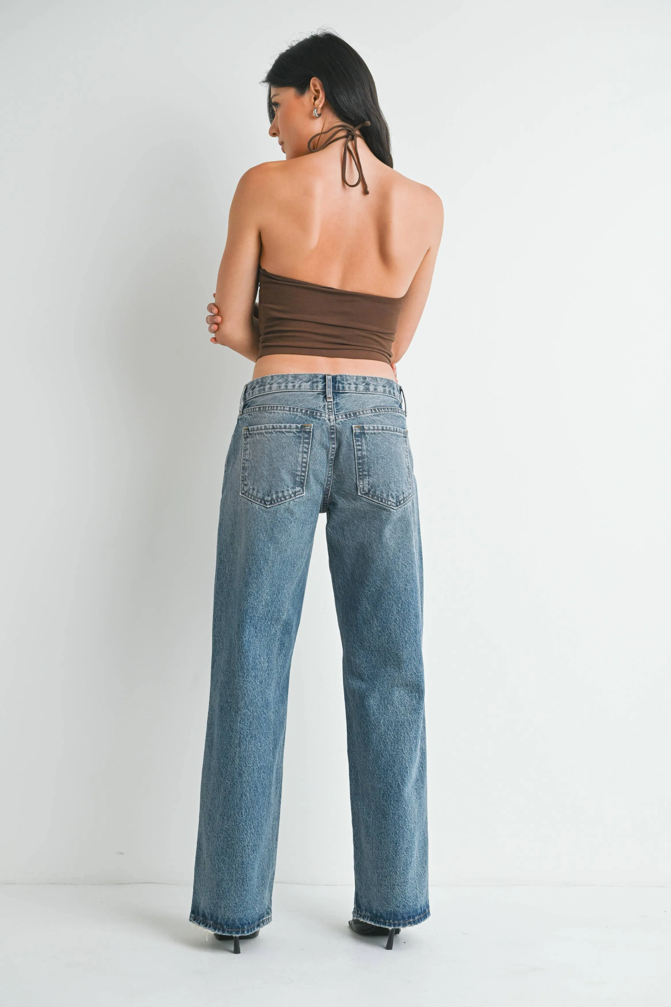 Low Rise Slouch in Vintage Wash