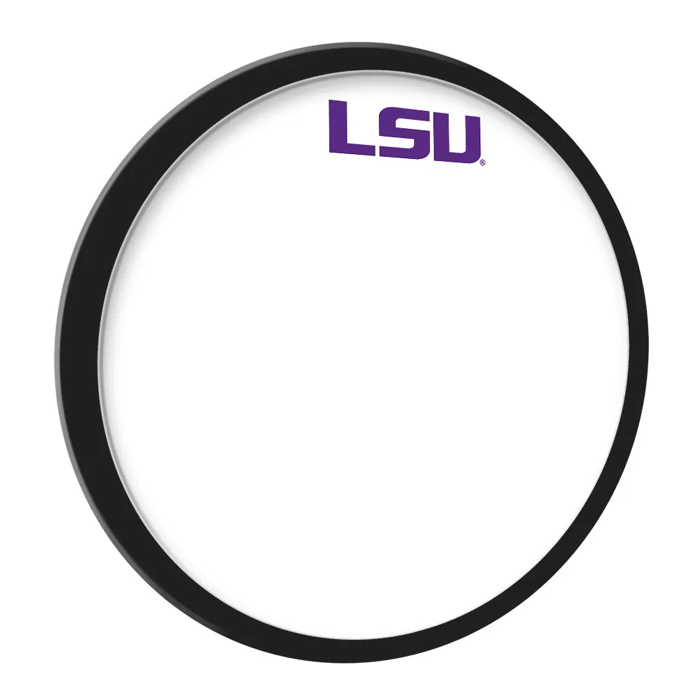 LSU Tigers: Modern Disc Framed Dry Erase Board