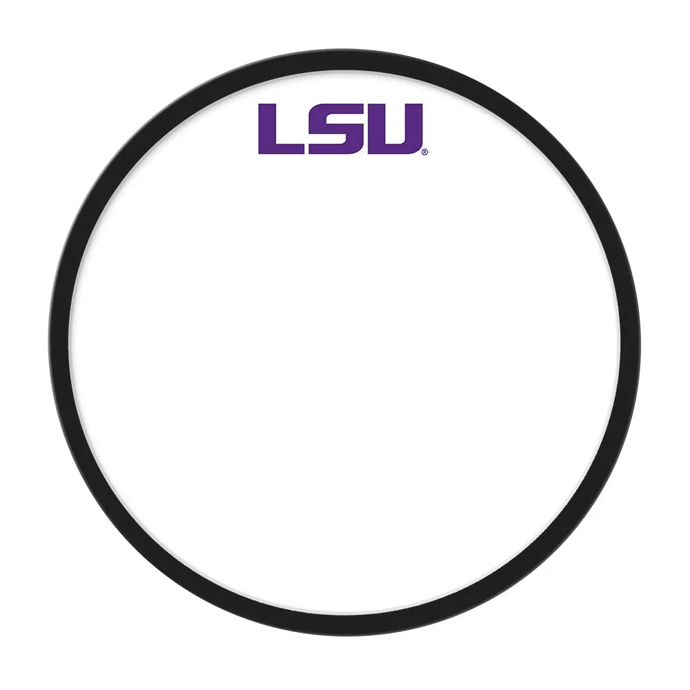 LSU Tigers: Modern Disc Framed Dry Erase Board