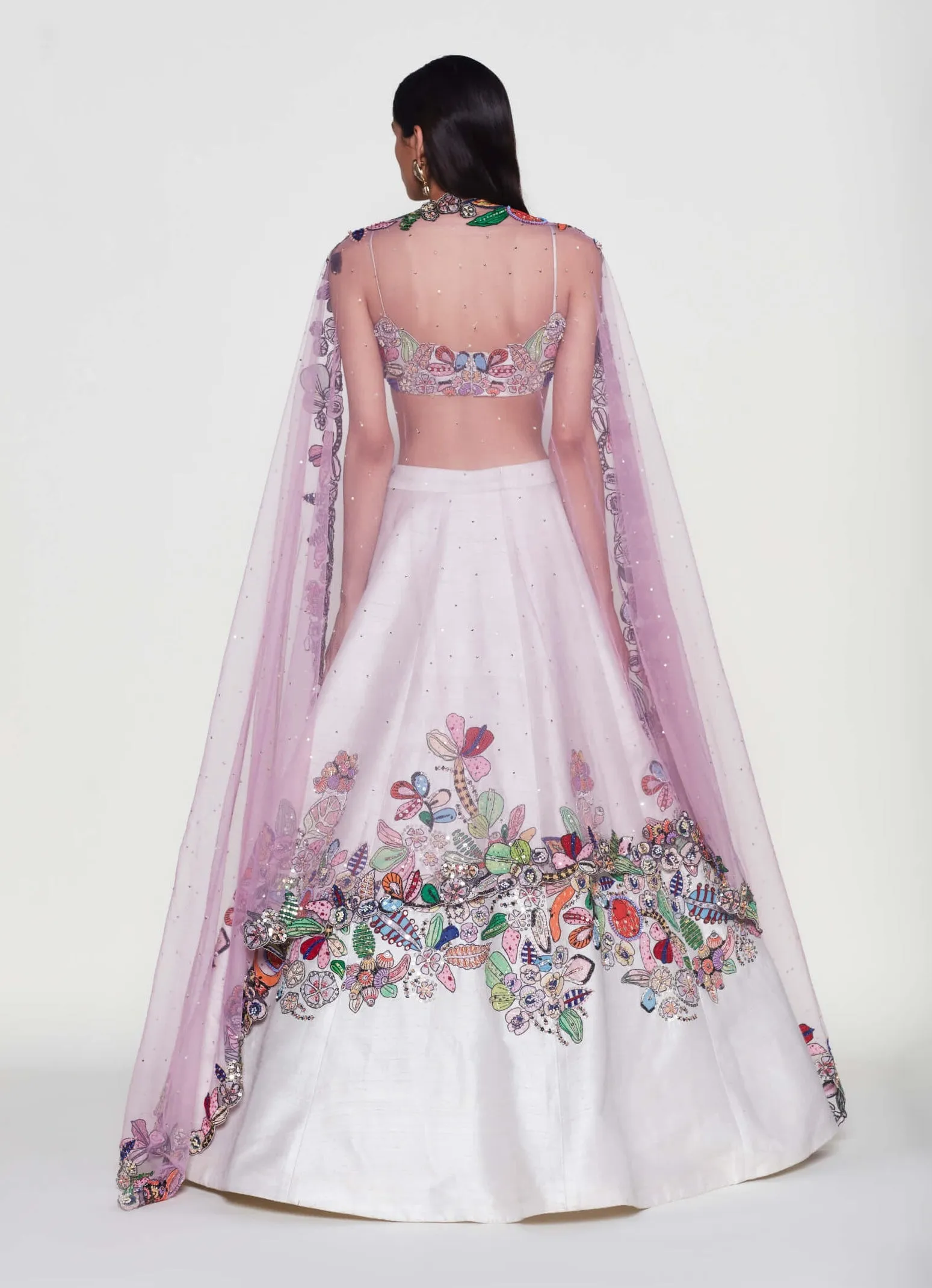 Magnolia ivory lehenga set