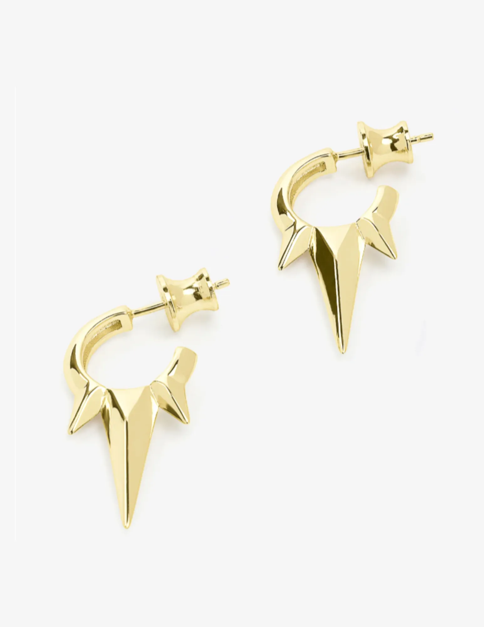 Melinda Maria Baby Gabriella Smooth Triple Spike Earrings
