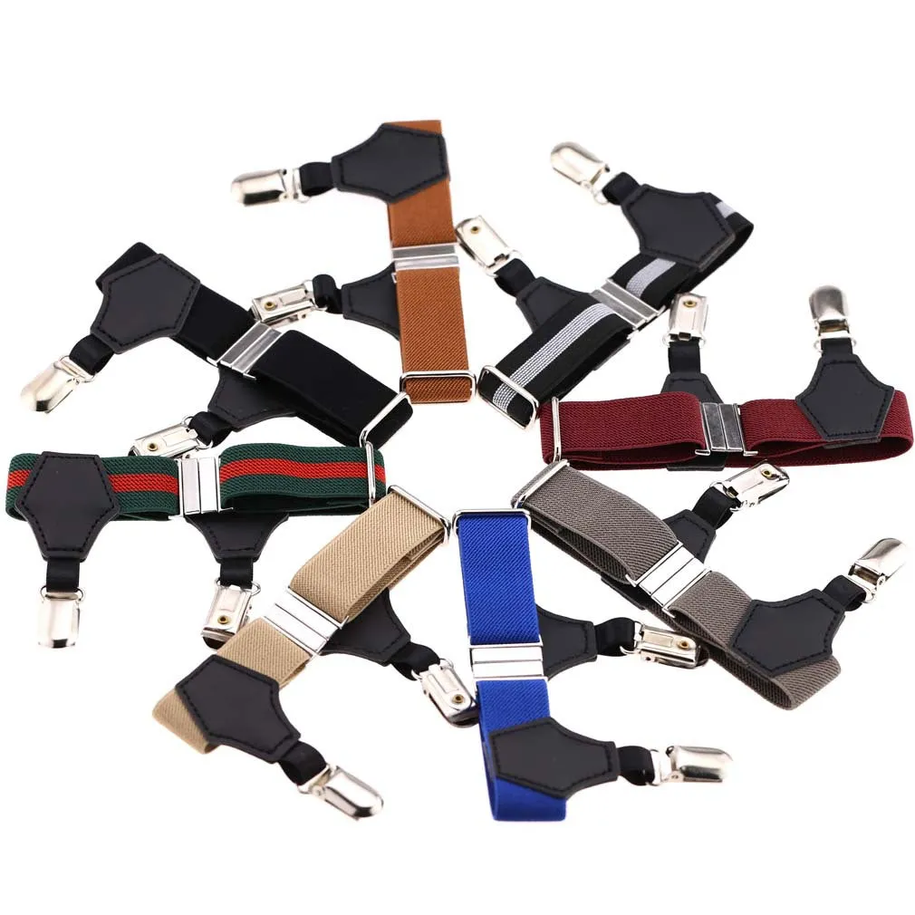 Men Women Fashion Cool Garter Suspenders wine red