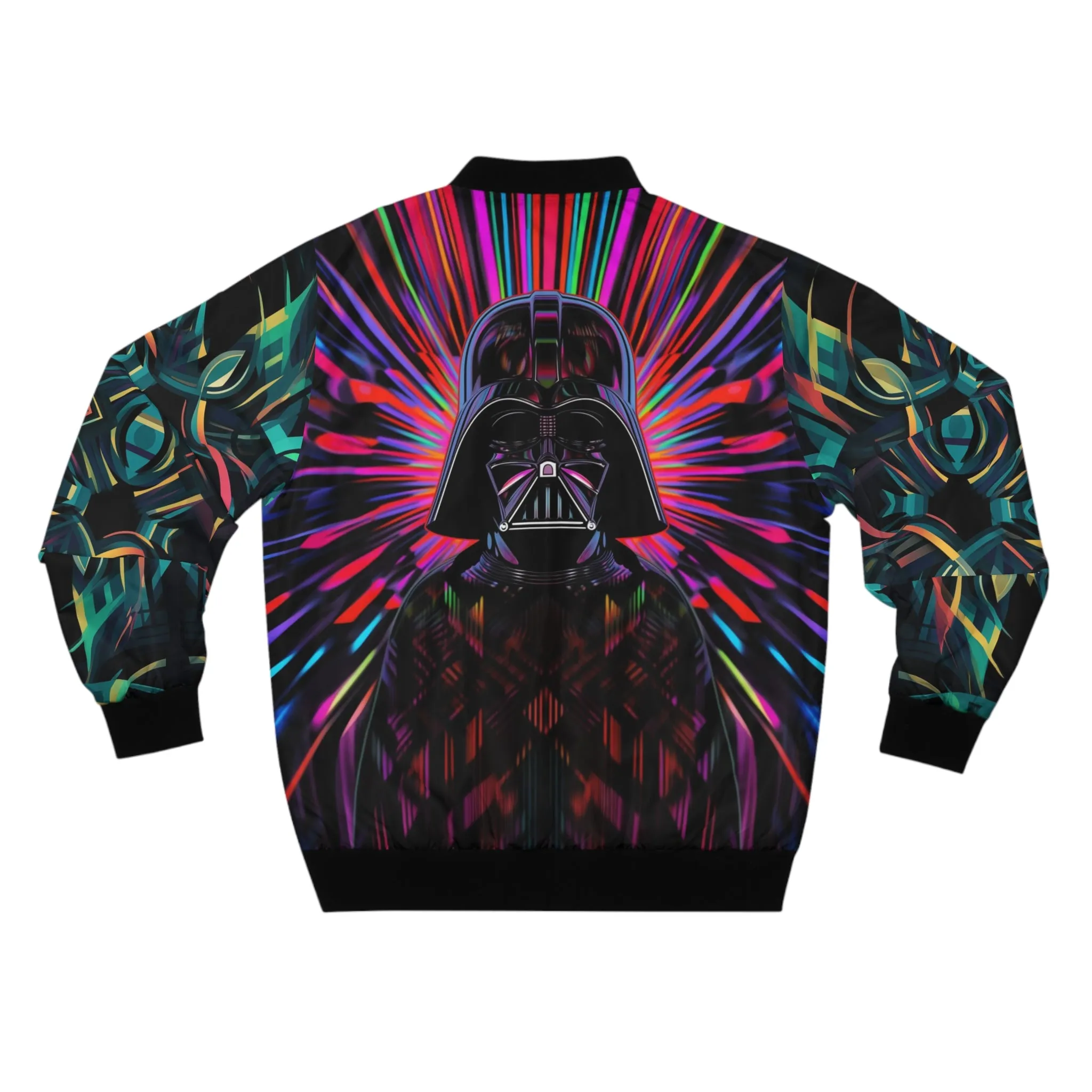 Men's Bomber Jacket - Darth Vader Op Art Vintage