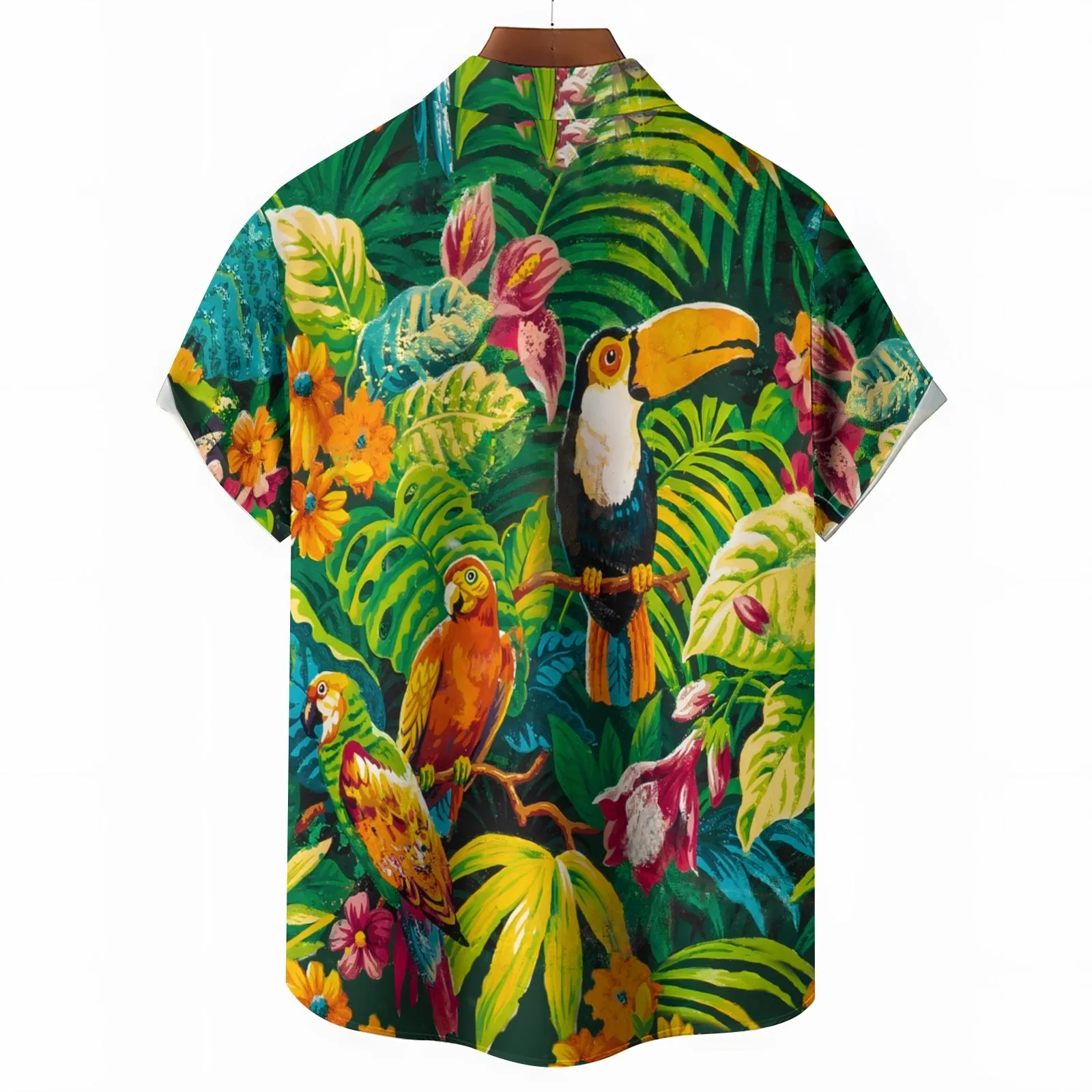Men's Hawaiian Casual Short Sleeve Shirt 2403000393