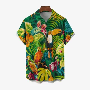 Men's Hawaiian Casual Short Sleeve Shirt 2403000393