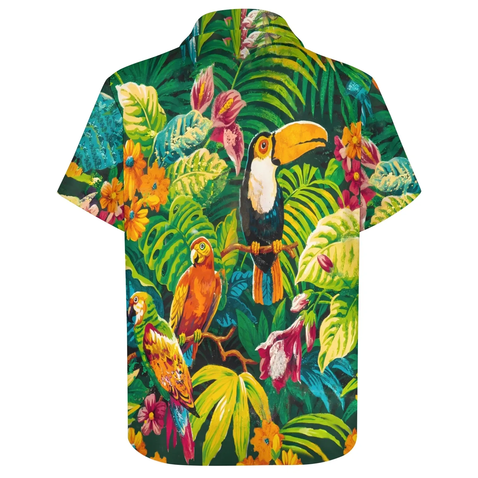 Men's Hawaiian Casual Short Sleeve Shirt 2403000393