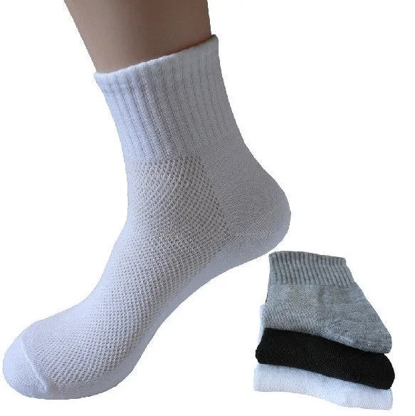 Men's Spring Summer Cotton Socks - 10pairs/lot