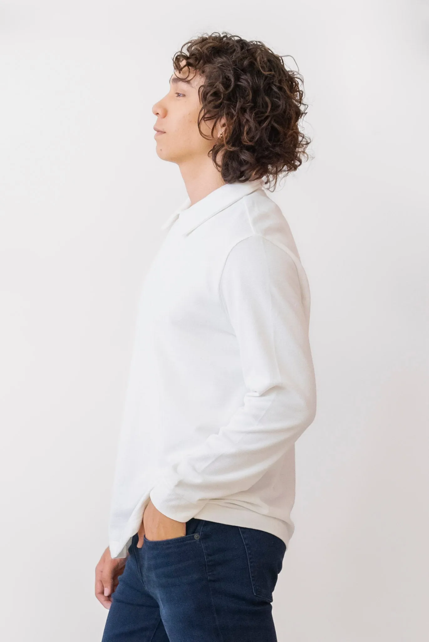 MIND BRIDGE Half Zip Tee