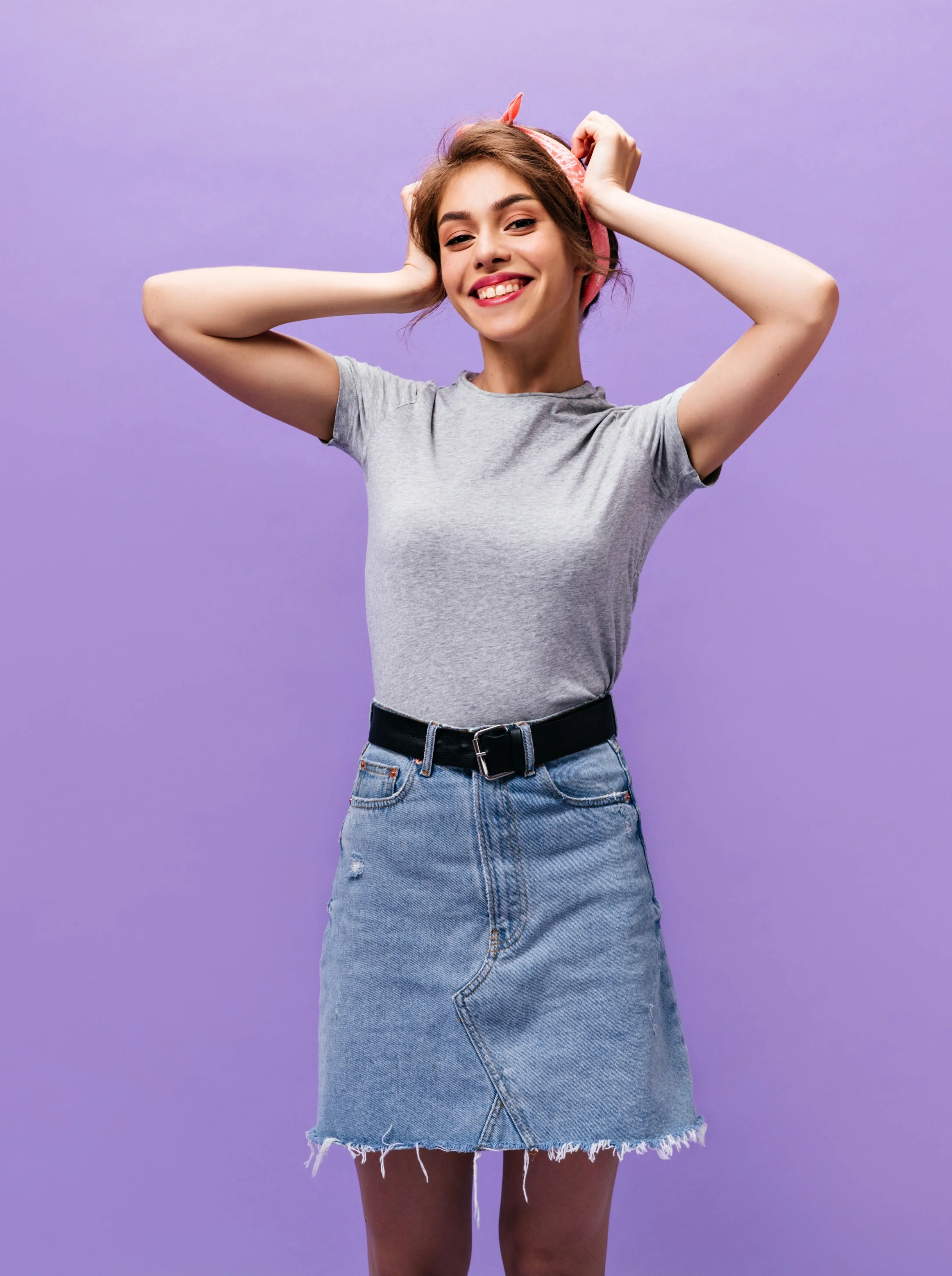 Mini Denim Skirt