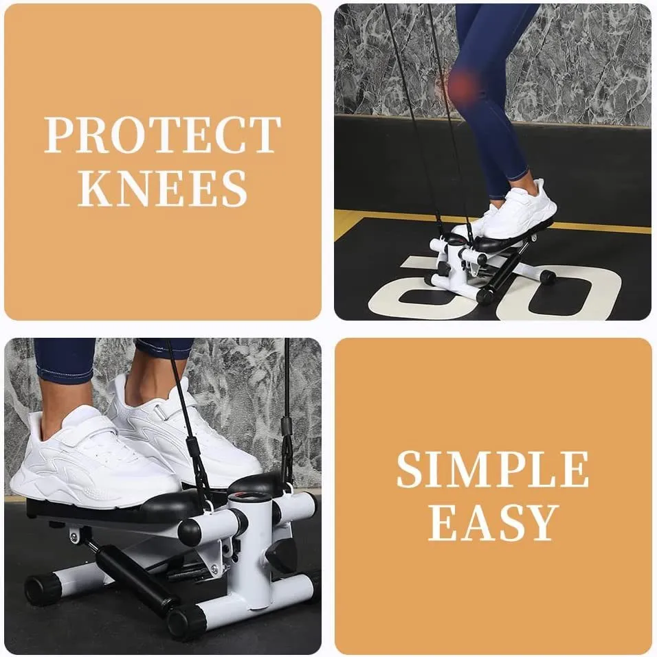 Mini Stepper with Resistance Band