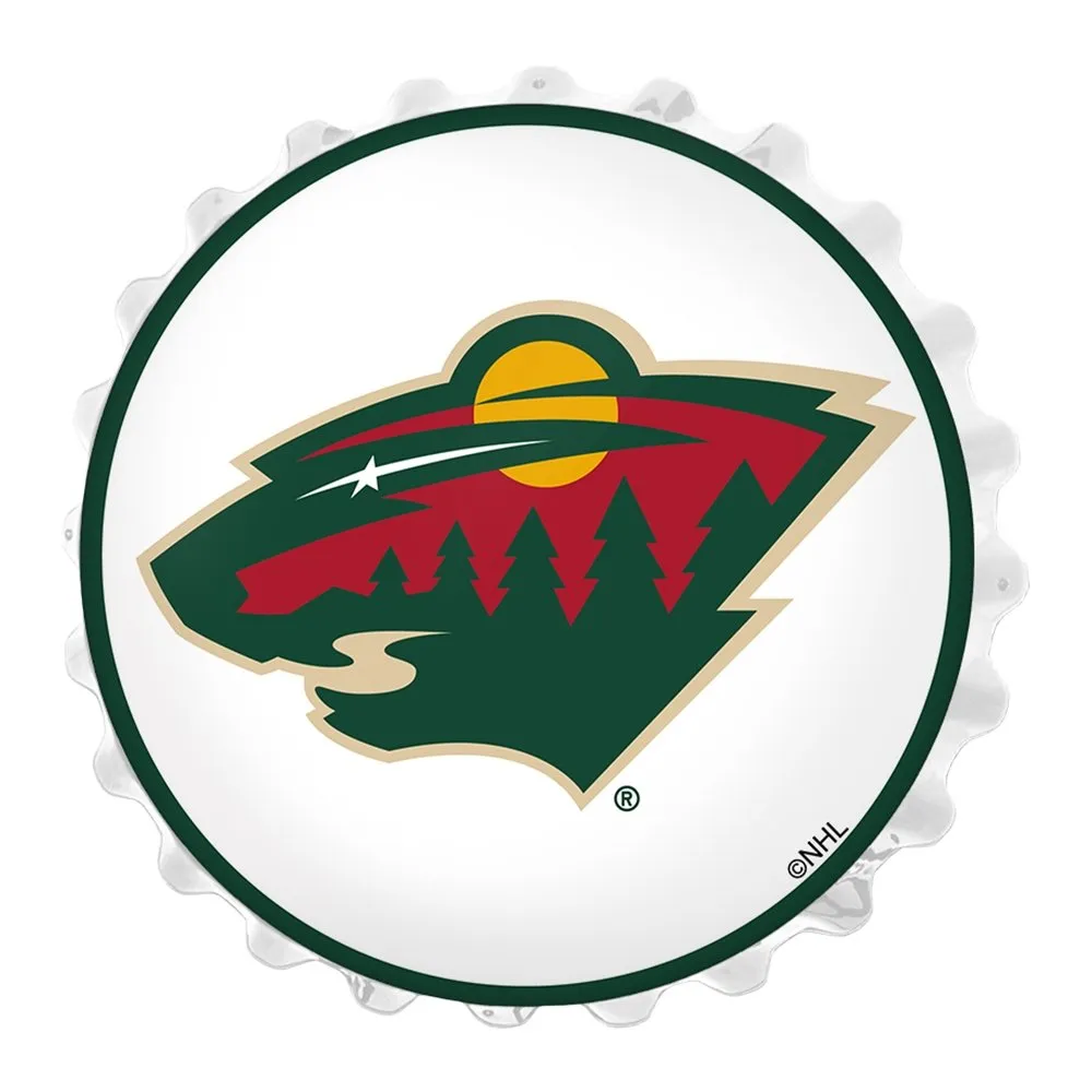 Minnesota Wild: Bottle Cap Wall Light
