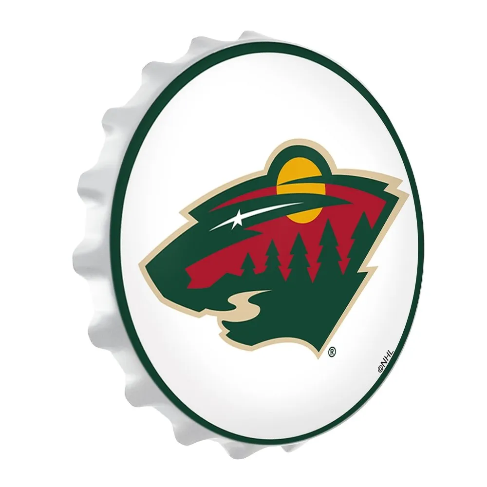 Minnesota Wild: Bottle Cap Wall Light
