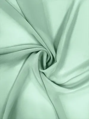 Mint Chiffon Fabric By The 1/2 Yard