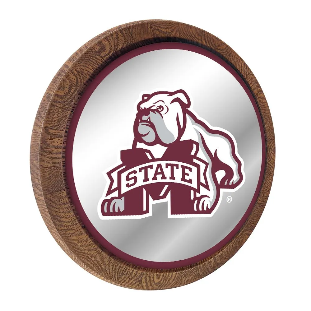 Mississippi State Bulldogs: Mascot - Mirrored Barrel Top Mirrored Wall Sign