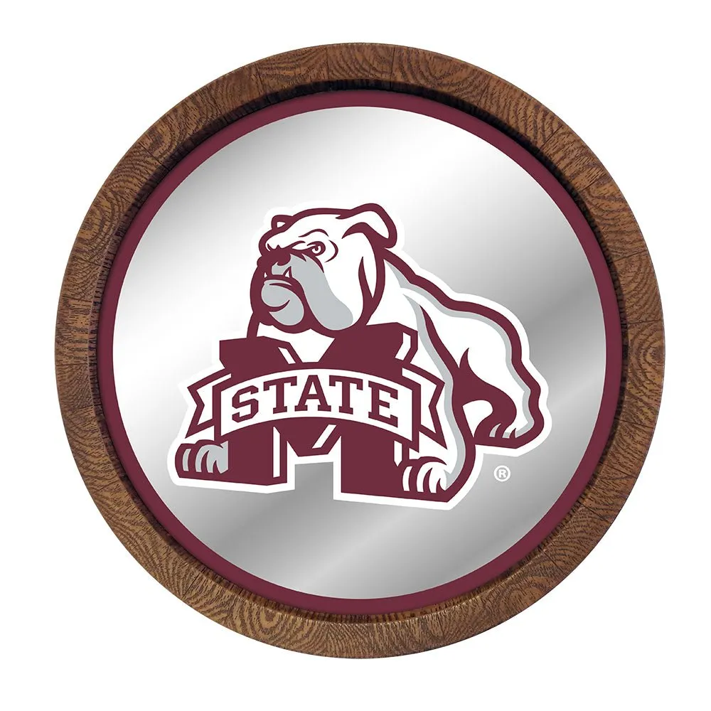 Mississippi State Bulldogs: Mascot - Mirrored Barrel Top Mirrored Wall Sign