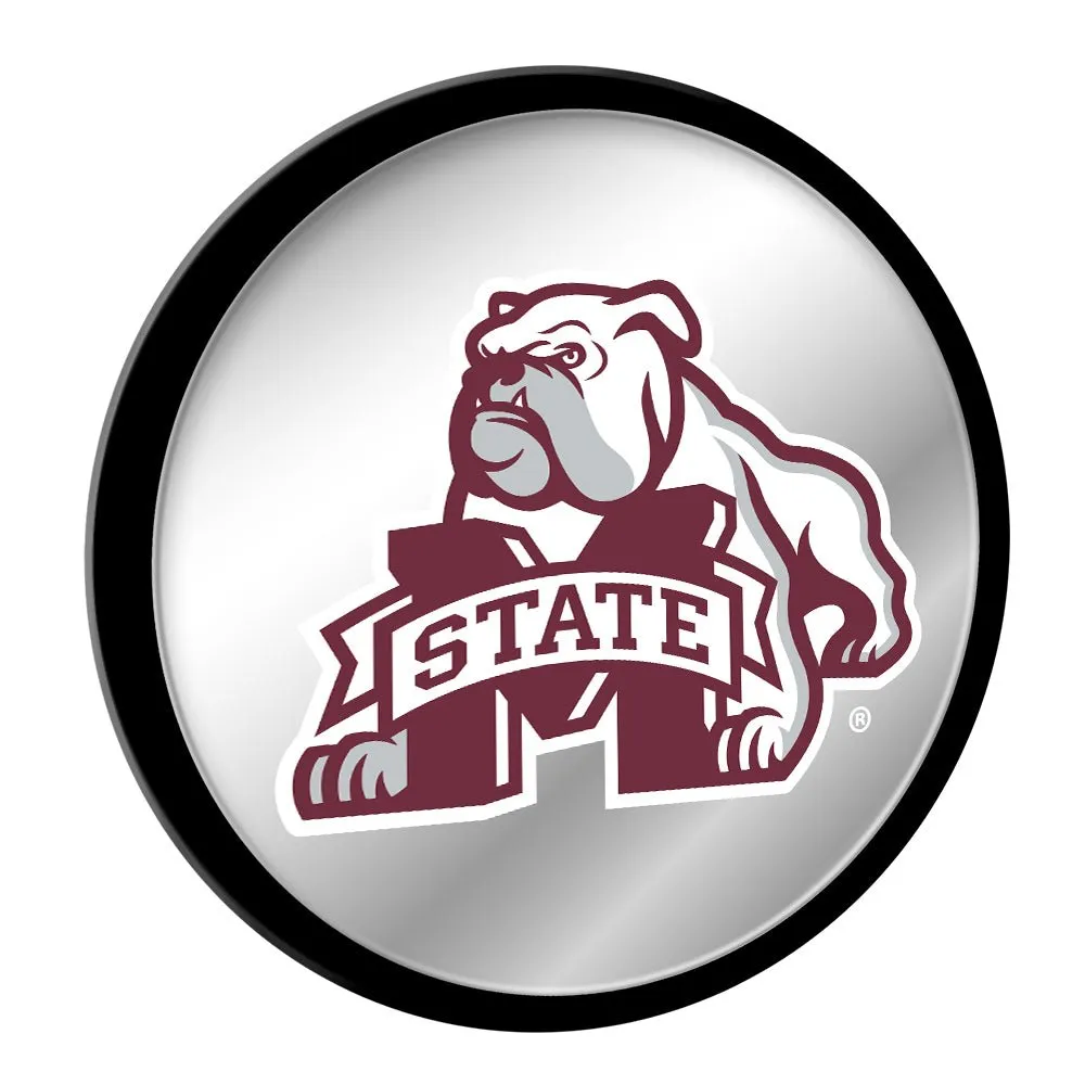 Mississippi State Bulldogs: Mascot - Modern Disc Mirrored Wall Sign