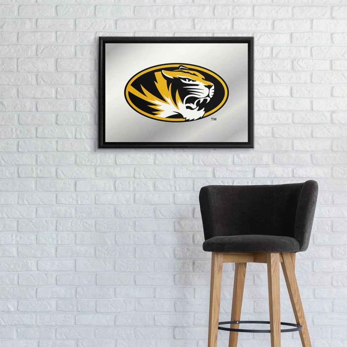 Missouri Tigers: Framed Mirrored Wall Sign