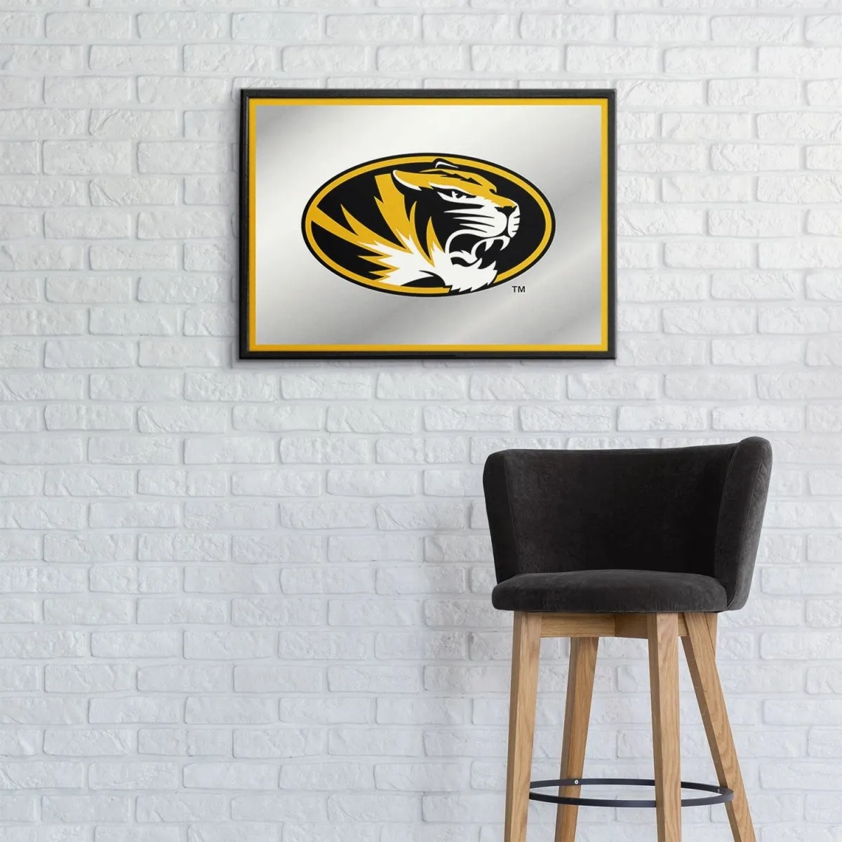 Missouri Tigers: Framed Mirrored Wall Sign
