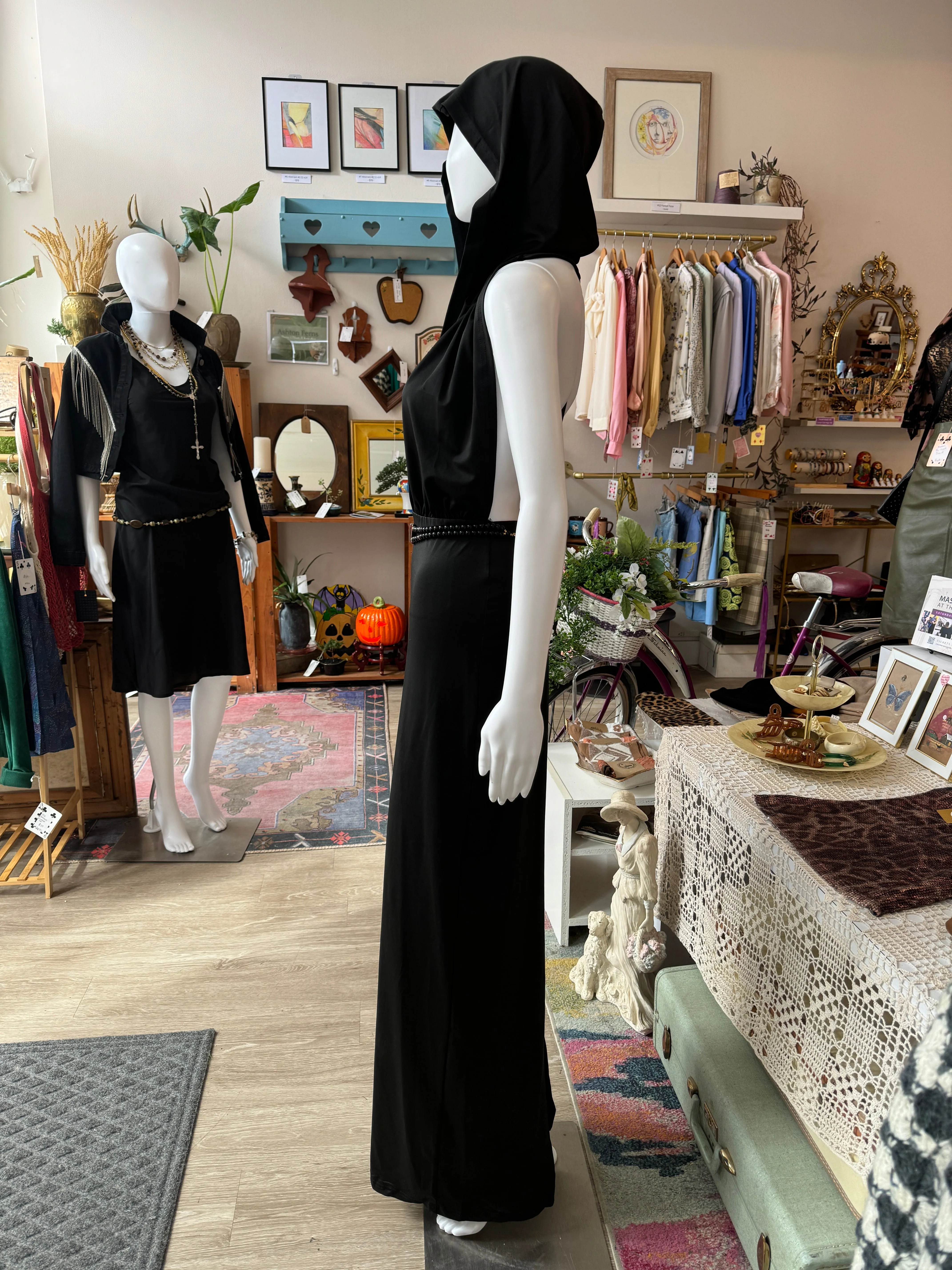 Modern Hooded Goddess Dress