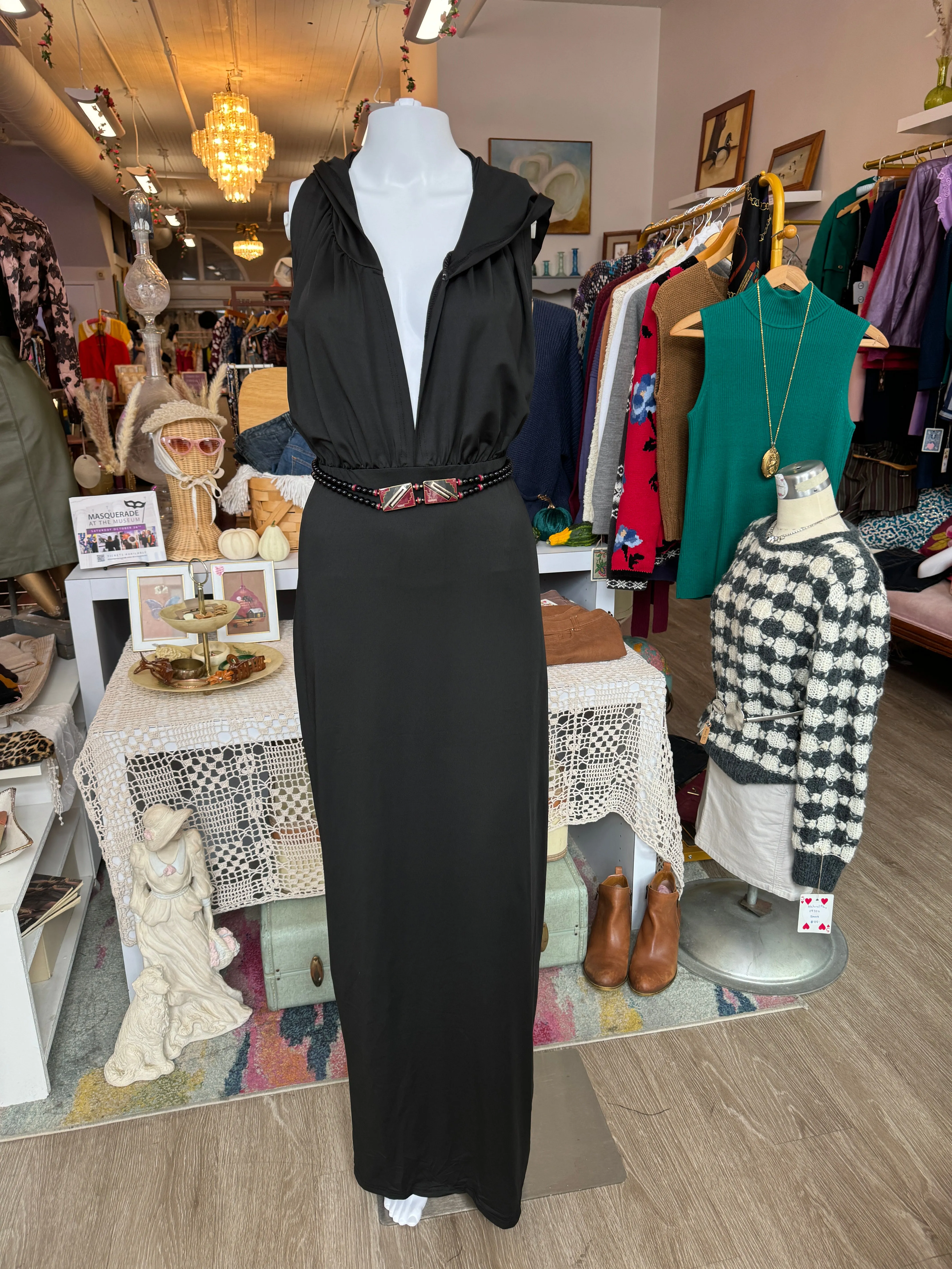 Modern Hooded Goddess Dress