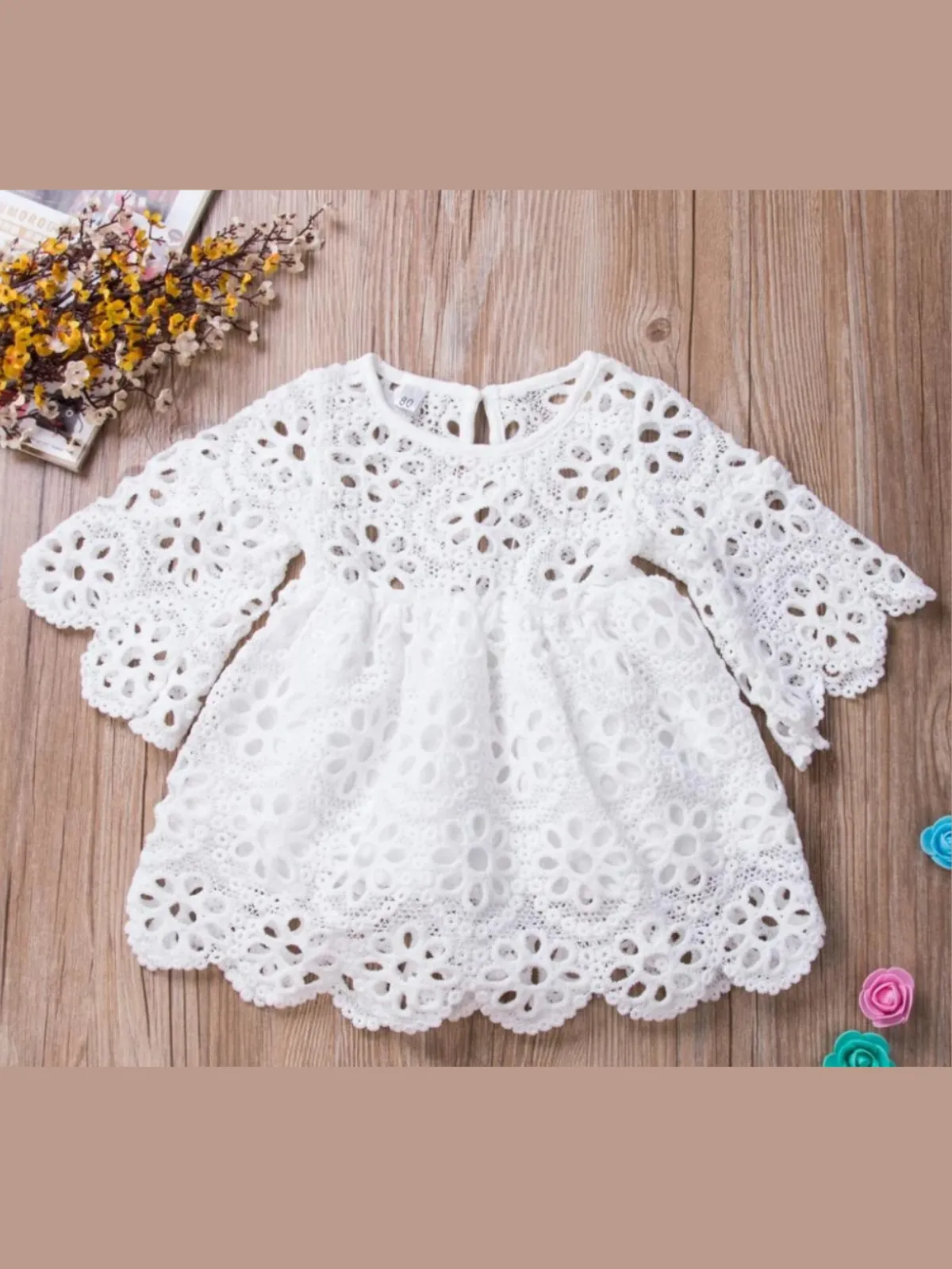 Mommy and Me Loveliness Floral Lace Dress