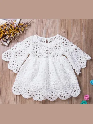 Mommy and Me Loveliness Floral Lace Dress