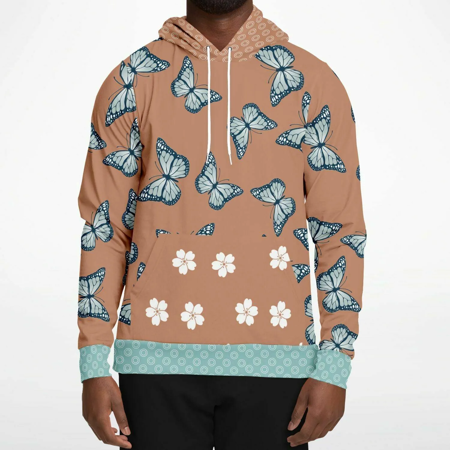 Monarch Butterfly and Blossom Hoodie