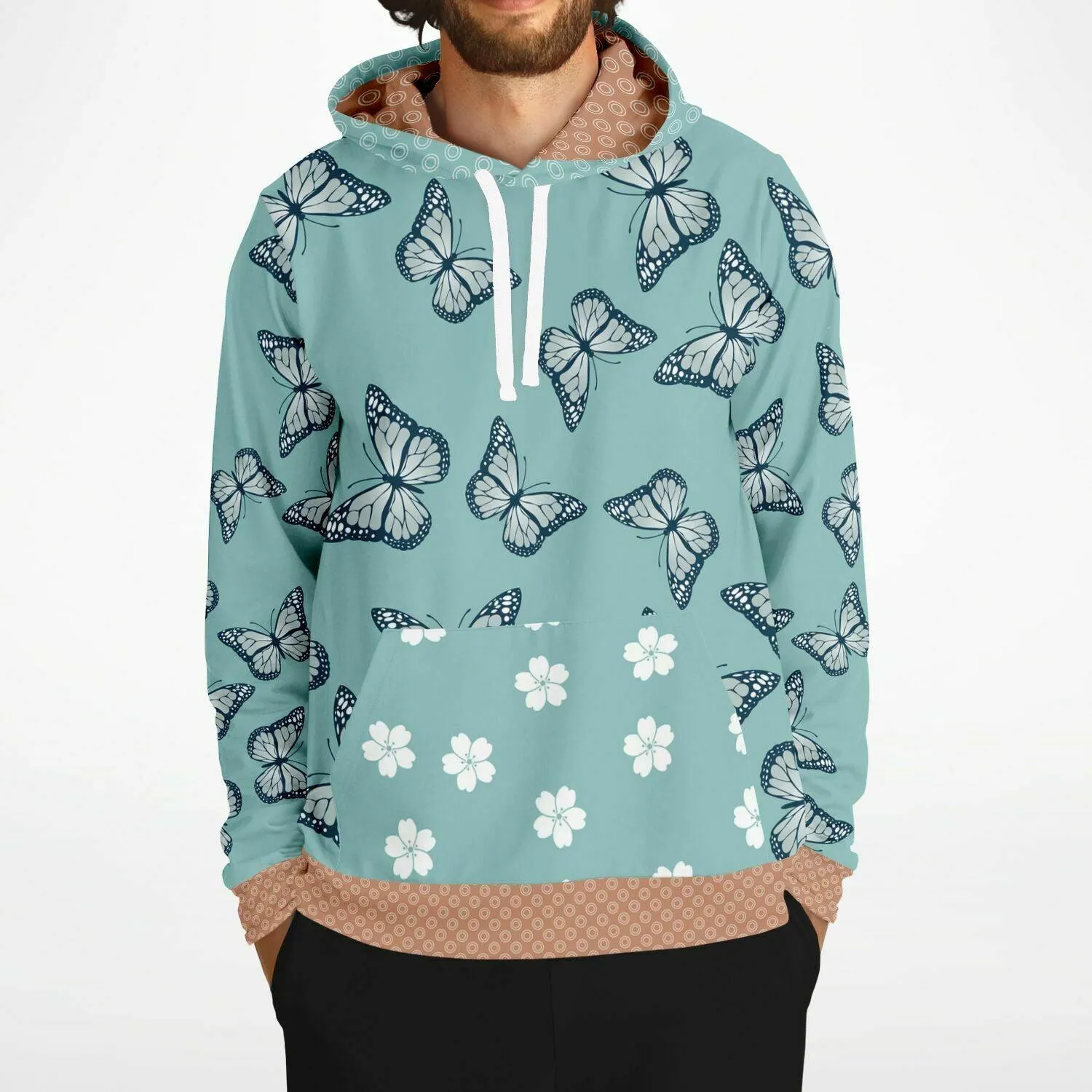 Monarch Butterfly and Blossom Hoodie