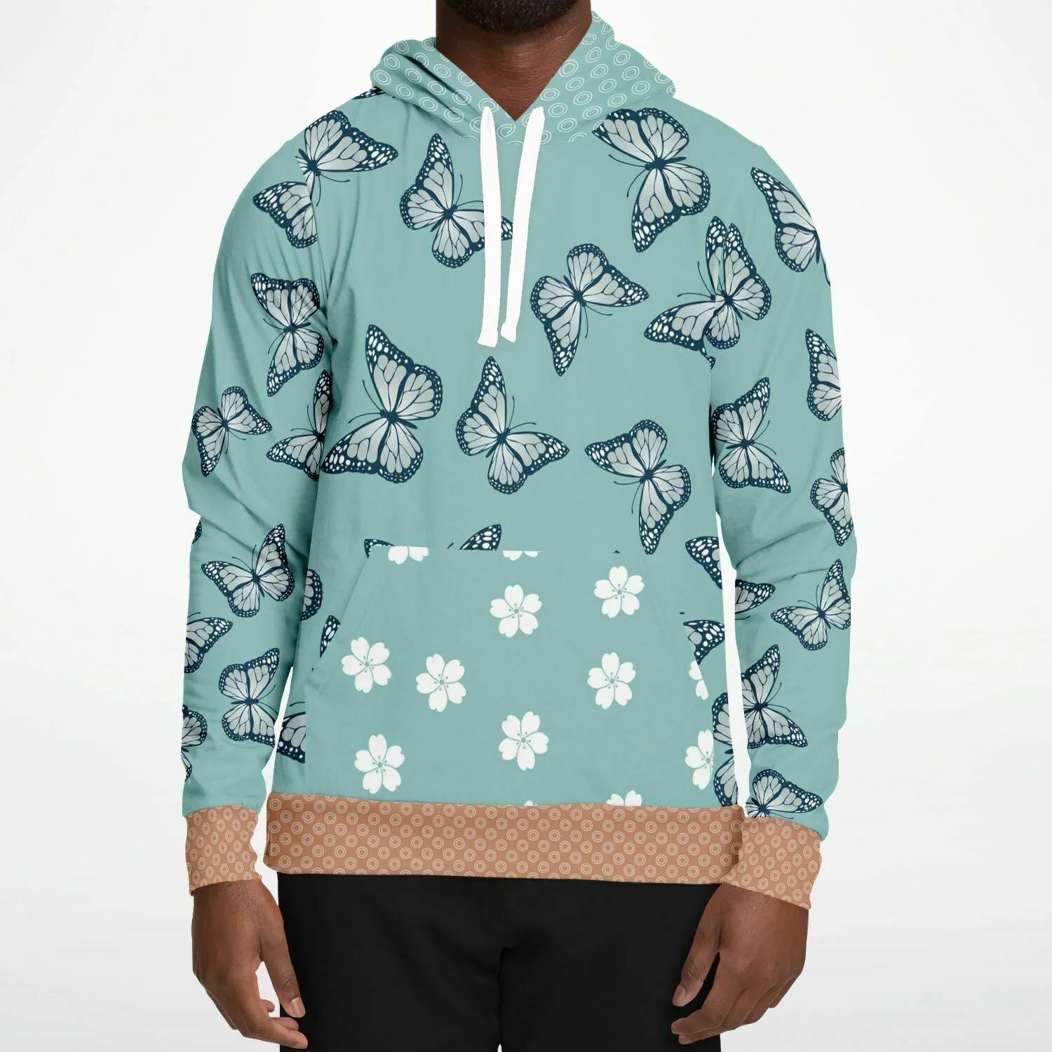 Monarch Butterfly and Blossom Hoodie
