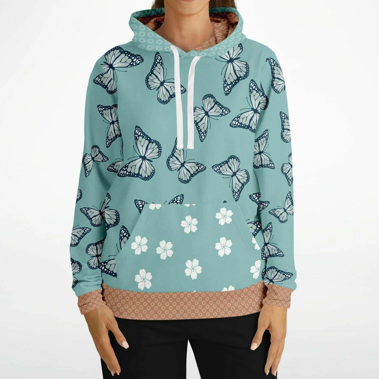 Monarch Butterfly and Blossom Hoodie