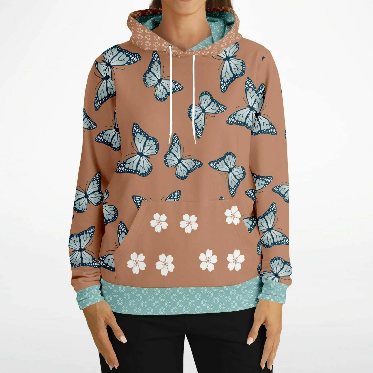 Monarch Butterfly and Blossom Hoodie