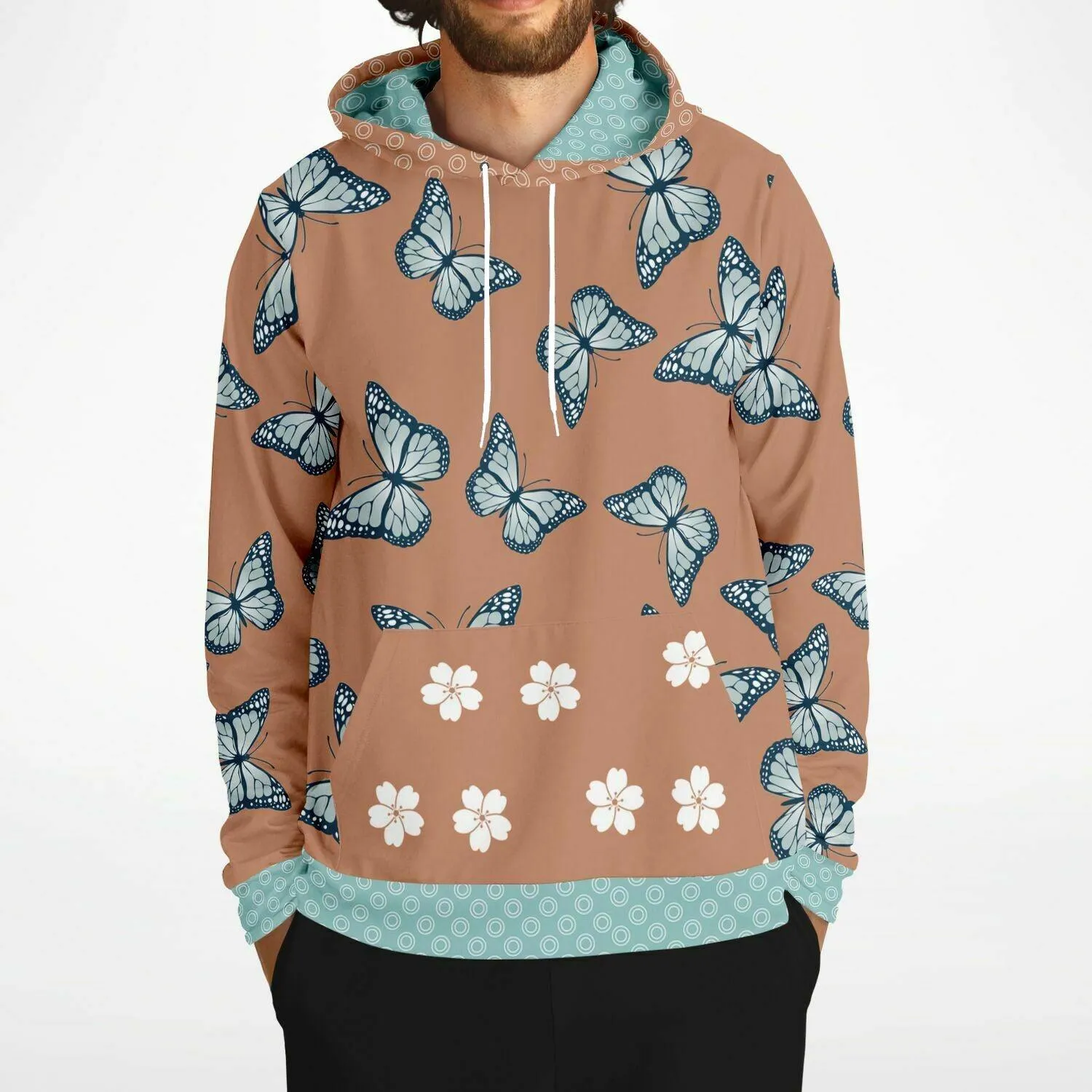 Monarch Butterfly and Blossom Hoodie