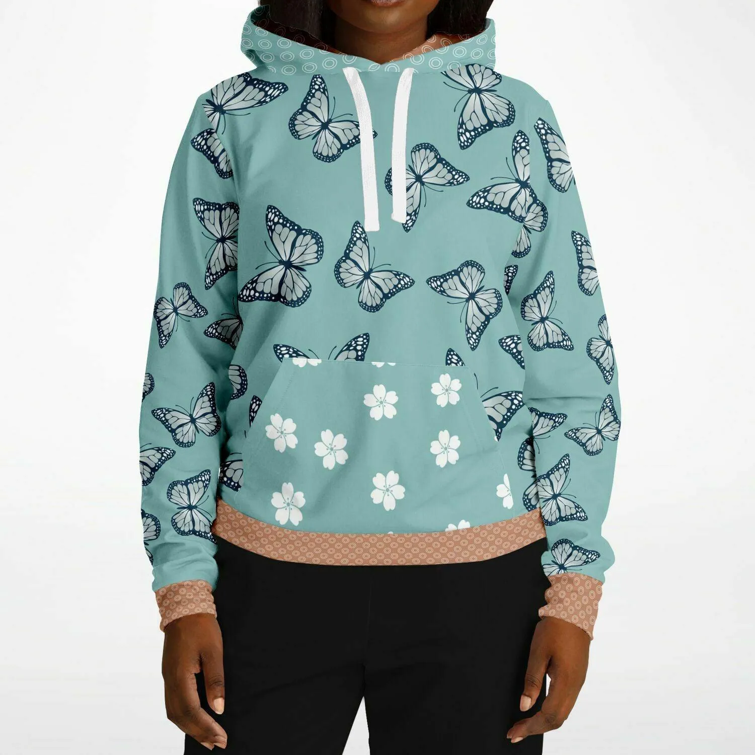 Monarch Butterfly and Blossom Hoodie