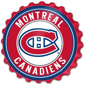 Montreal Canadiens: Bottle Cap Wall Sign